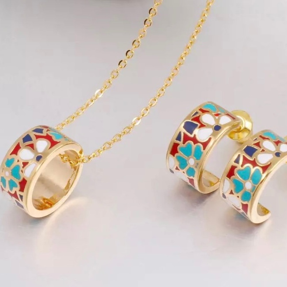 Luxury Jewelry Set (Floral)